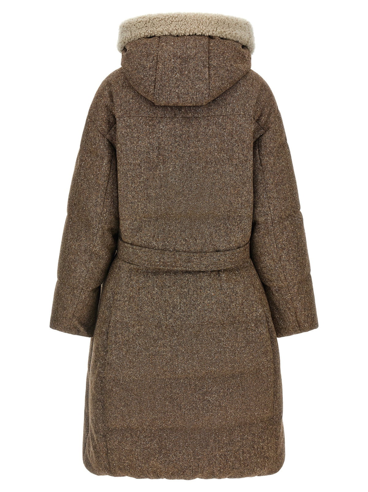 Brunello Cucinelli Brown Virgin Wool Coat