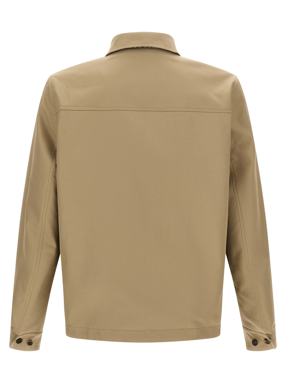 Burberry Beige Wool Shell Jacket