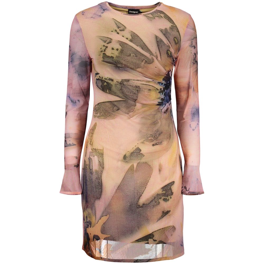Desigual Pink Polyester Women's Dress