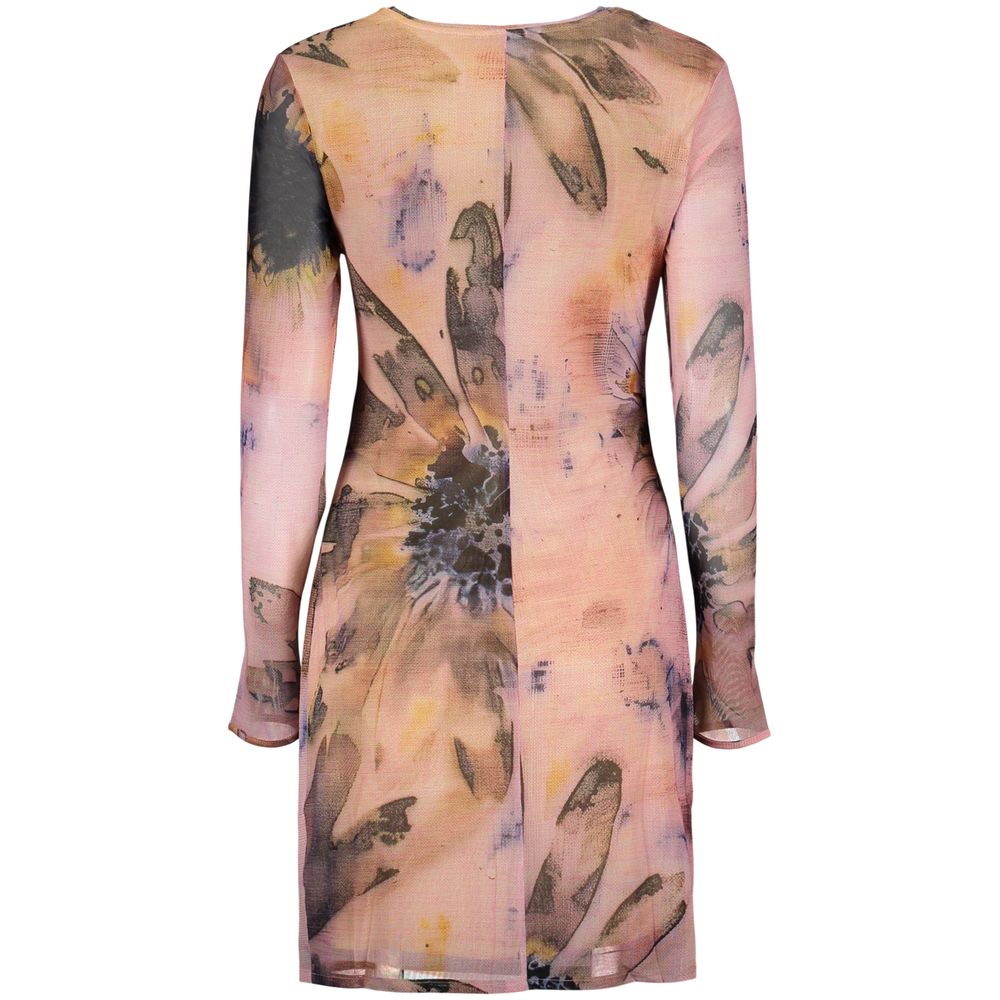 Desigual Pink Polyester Women's Dress