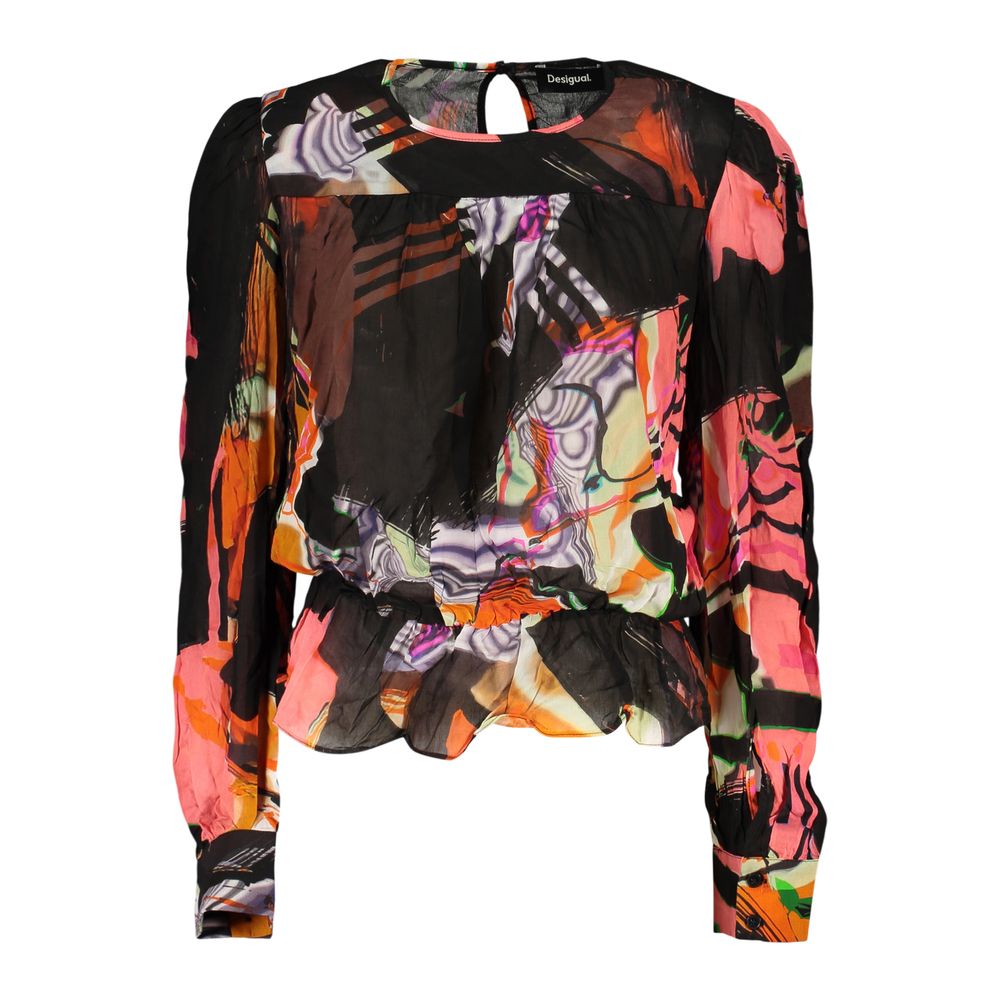 Desigual Black Viscose Womens Shirt
