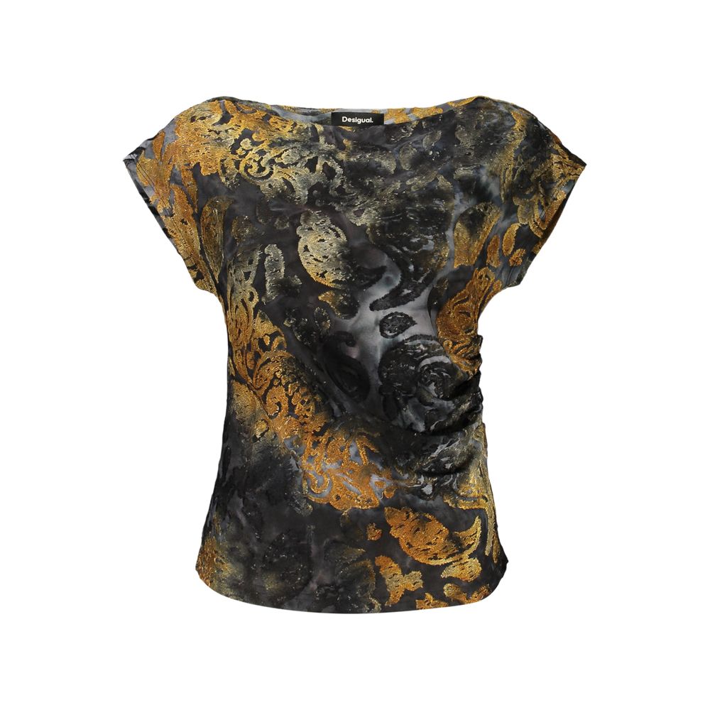 Desigual Blue Polyester Women's Tank Top