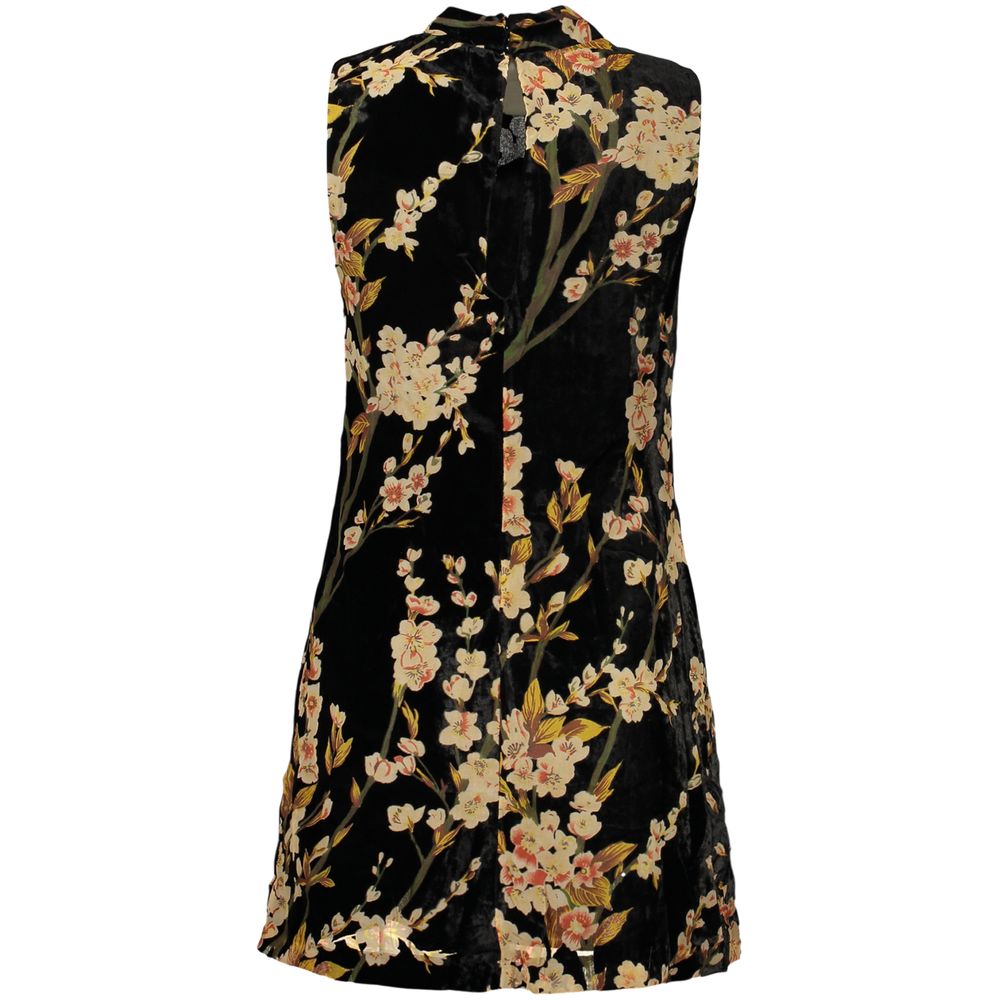 Desigual Black Viscose Women Dress