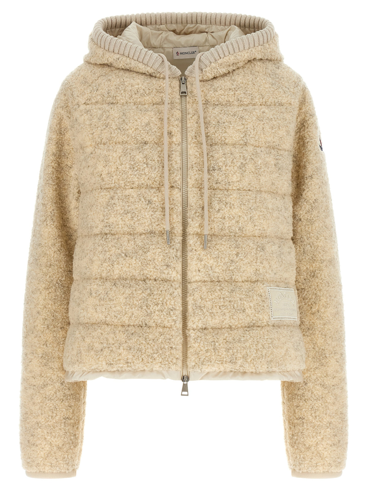 Moncler Beige Polyester Full-Length Jacket