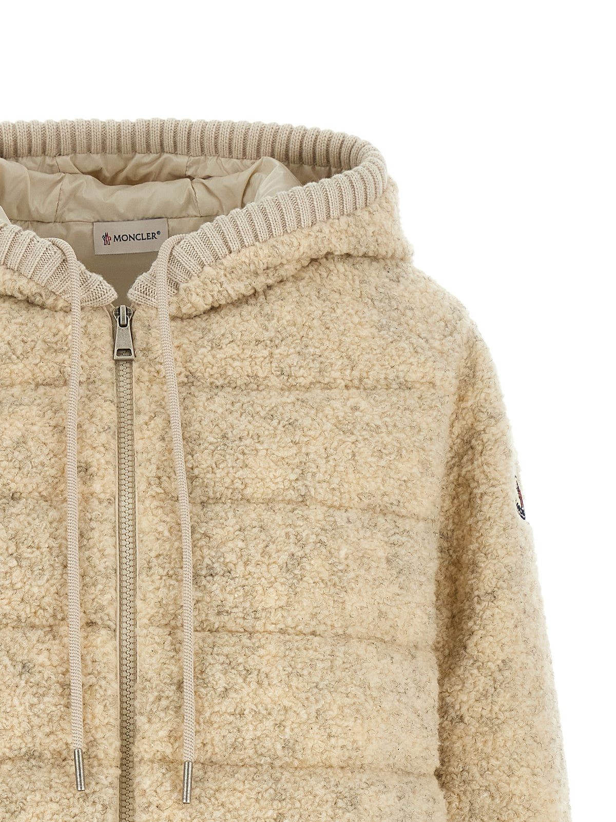 Moncler Beige Polyester Full-Length Jacket