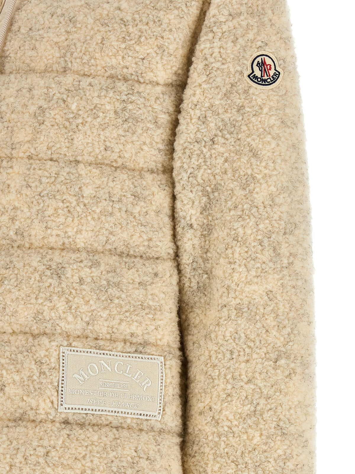 Moncler Beige Polyester Full-Length Jacket