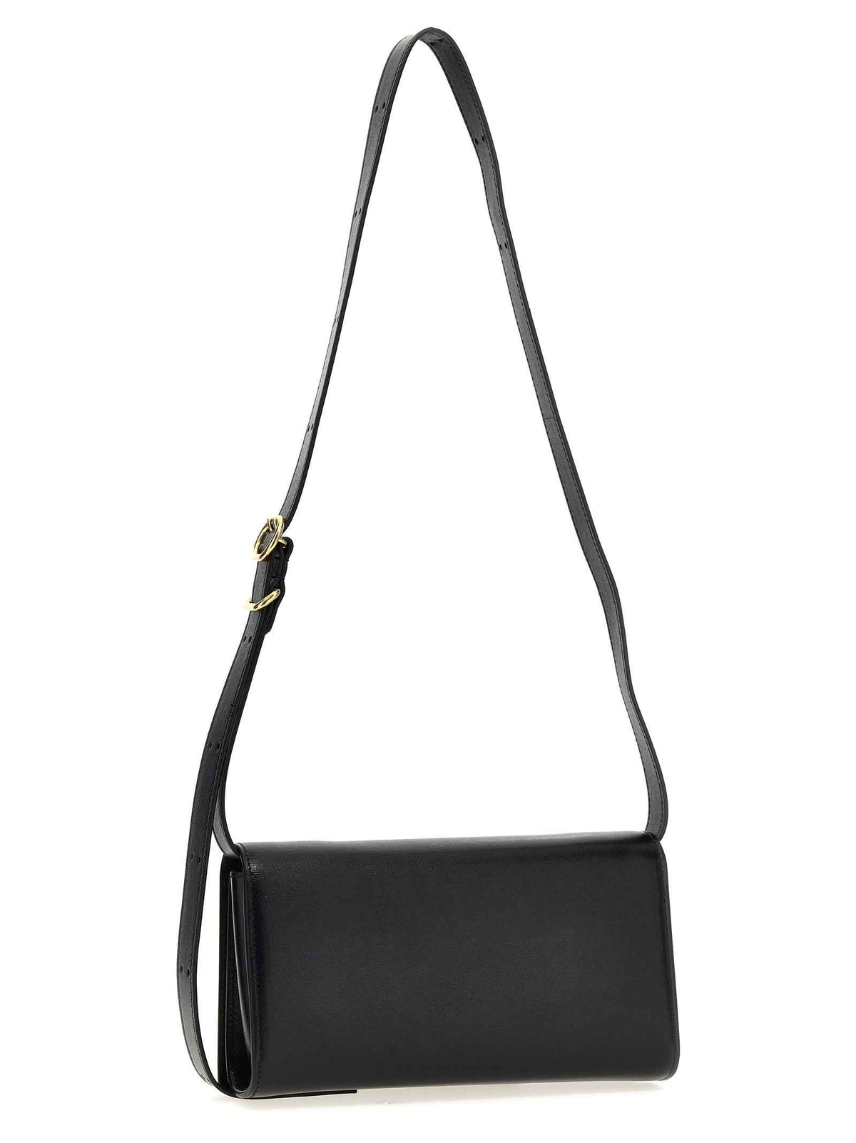 Jil Sander Black Leather Crossbody Bag