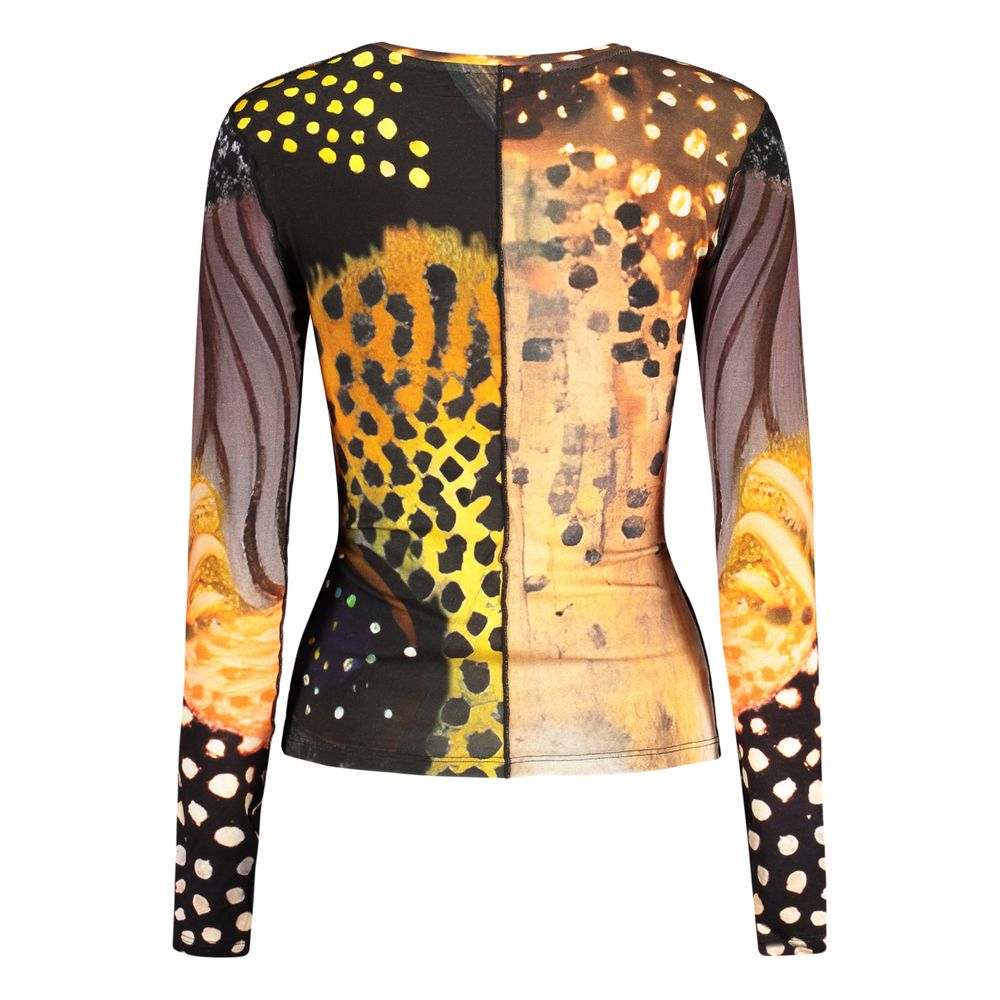 Desigual Orange Elastane T-Shirt