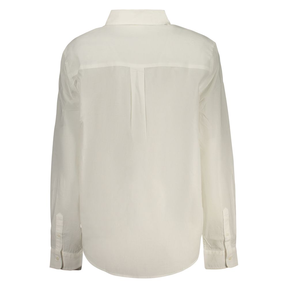 Desigual White Cotton Dress Shirt