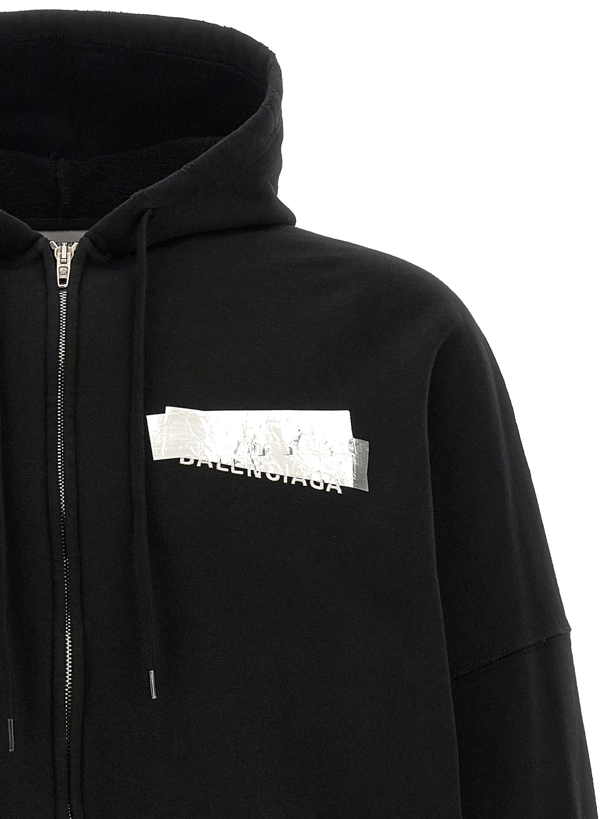 Balenciaga Black Cotton Sweatshirt