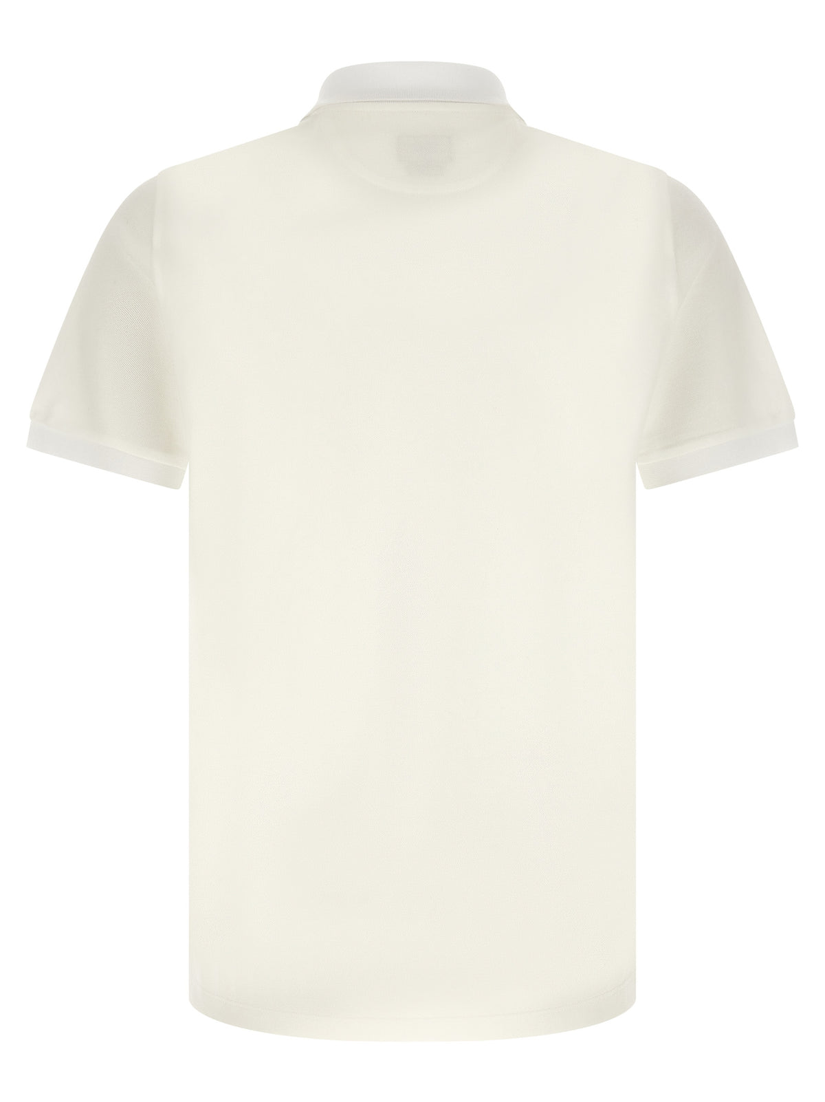 Fendi White Cotton Polo Shirt