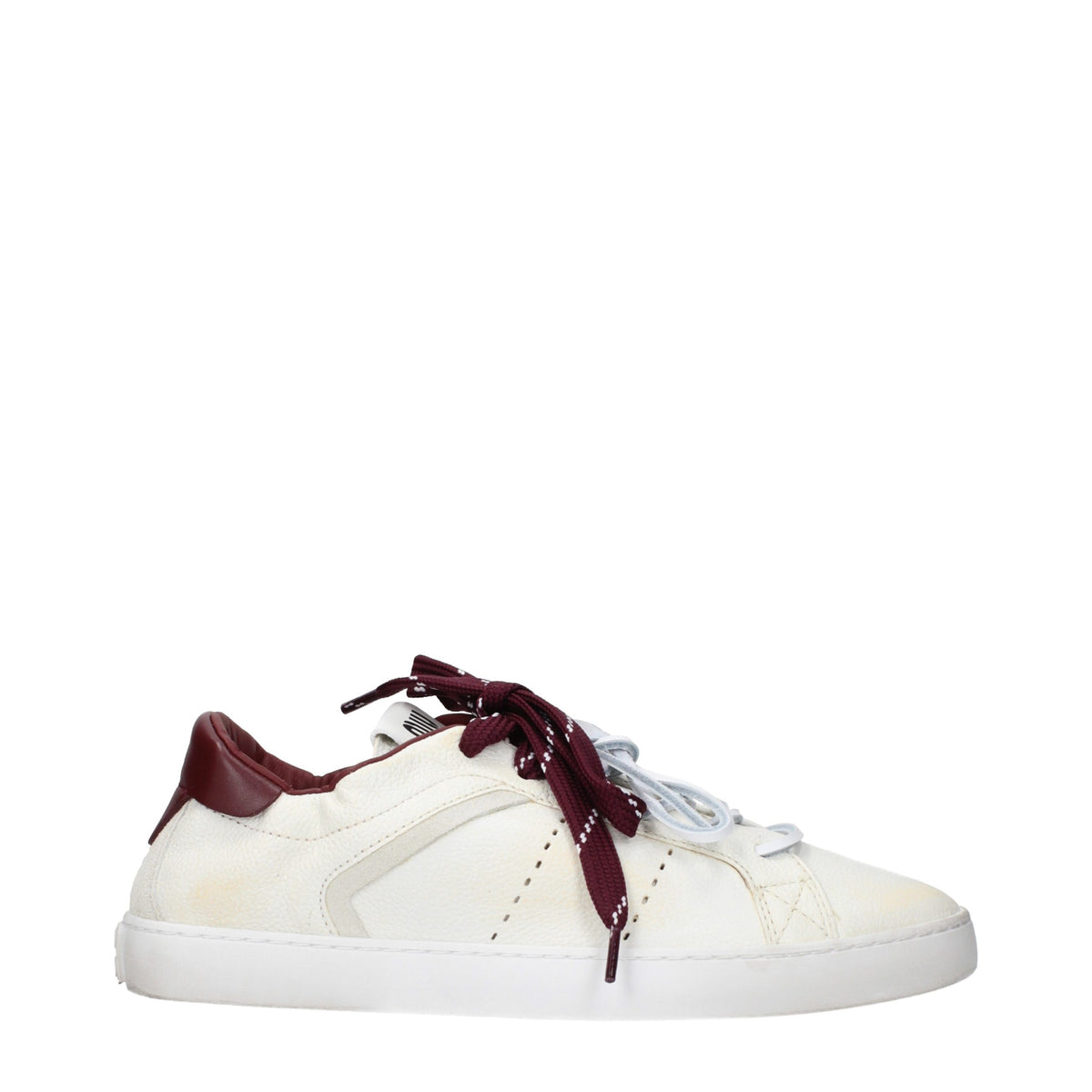 Miu Miu Beige Leather Sneakers