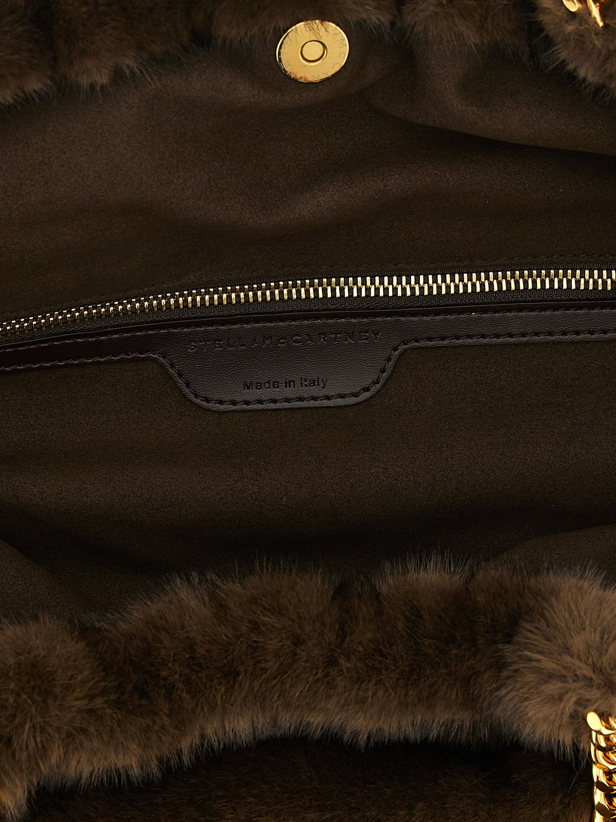 Stella McCartney Brown Polyester Shoulder Bag