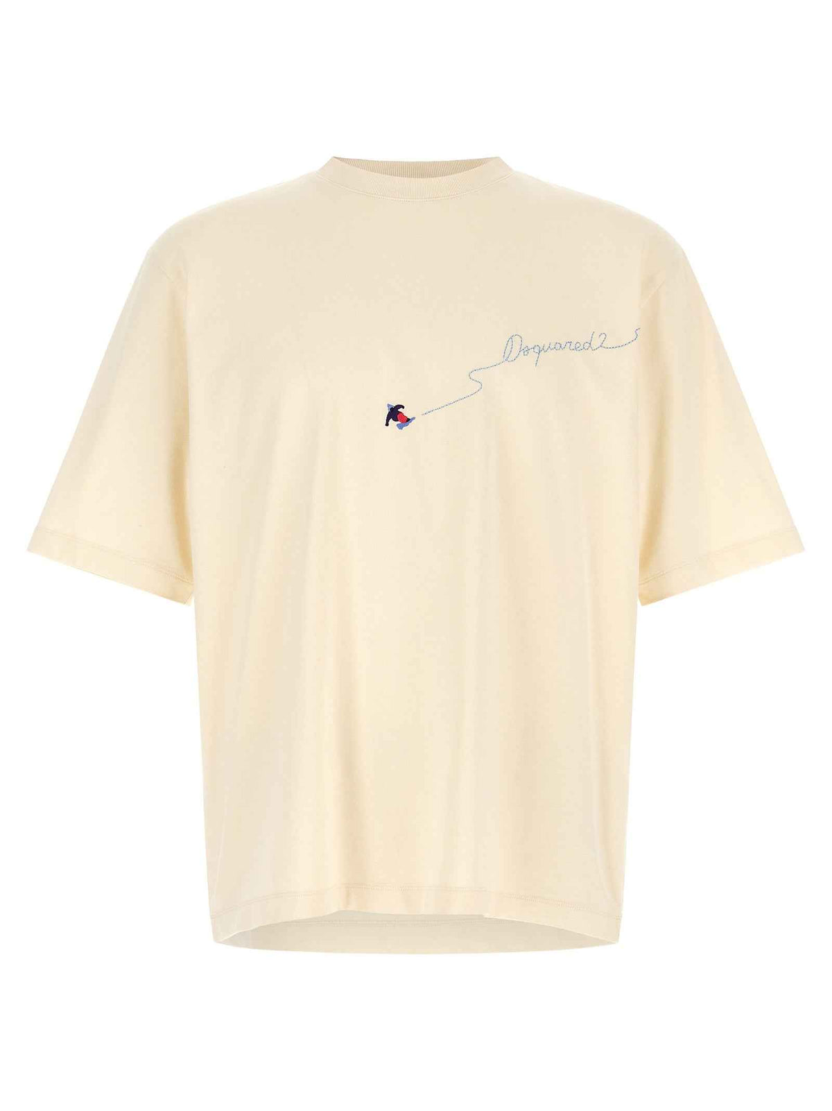 Dsquared² White Cotton T-Shirt