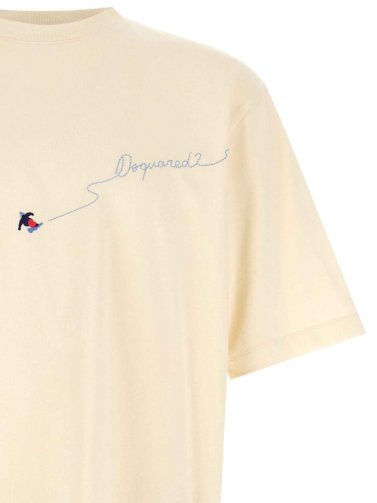 Dsquared² White Cotton T-Shirt
