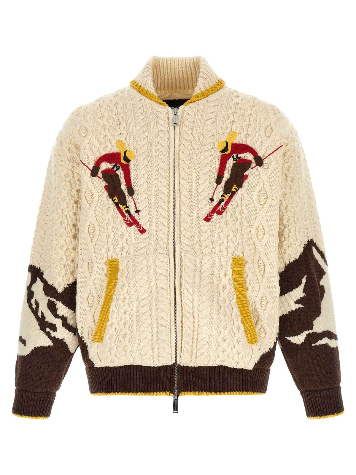 Dsquared² Multicolor Wool Cardigan