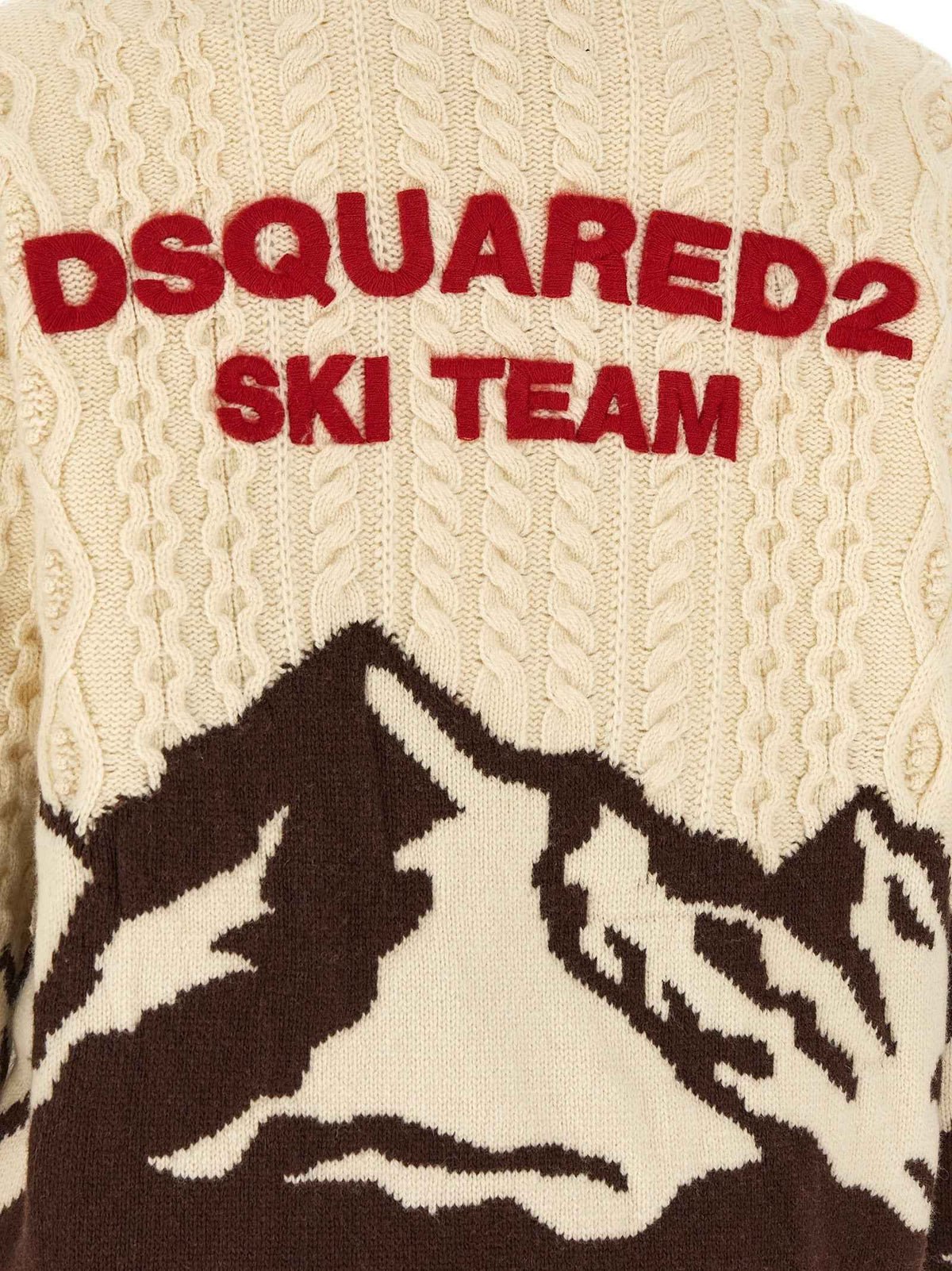 Dsquared² Multicolor Wool Cardigan