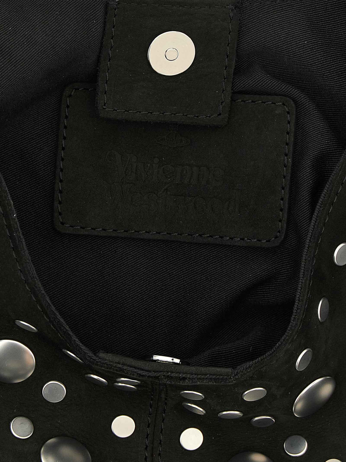 Vivienne Westwood Black Cowhide Shoulder Bag