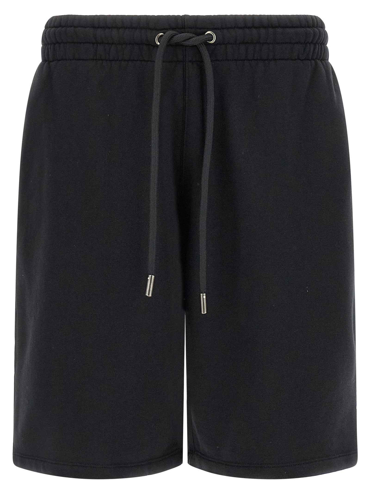 Off-White Black Cotton Bermuda Shorts