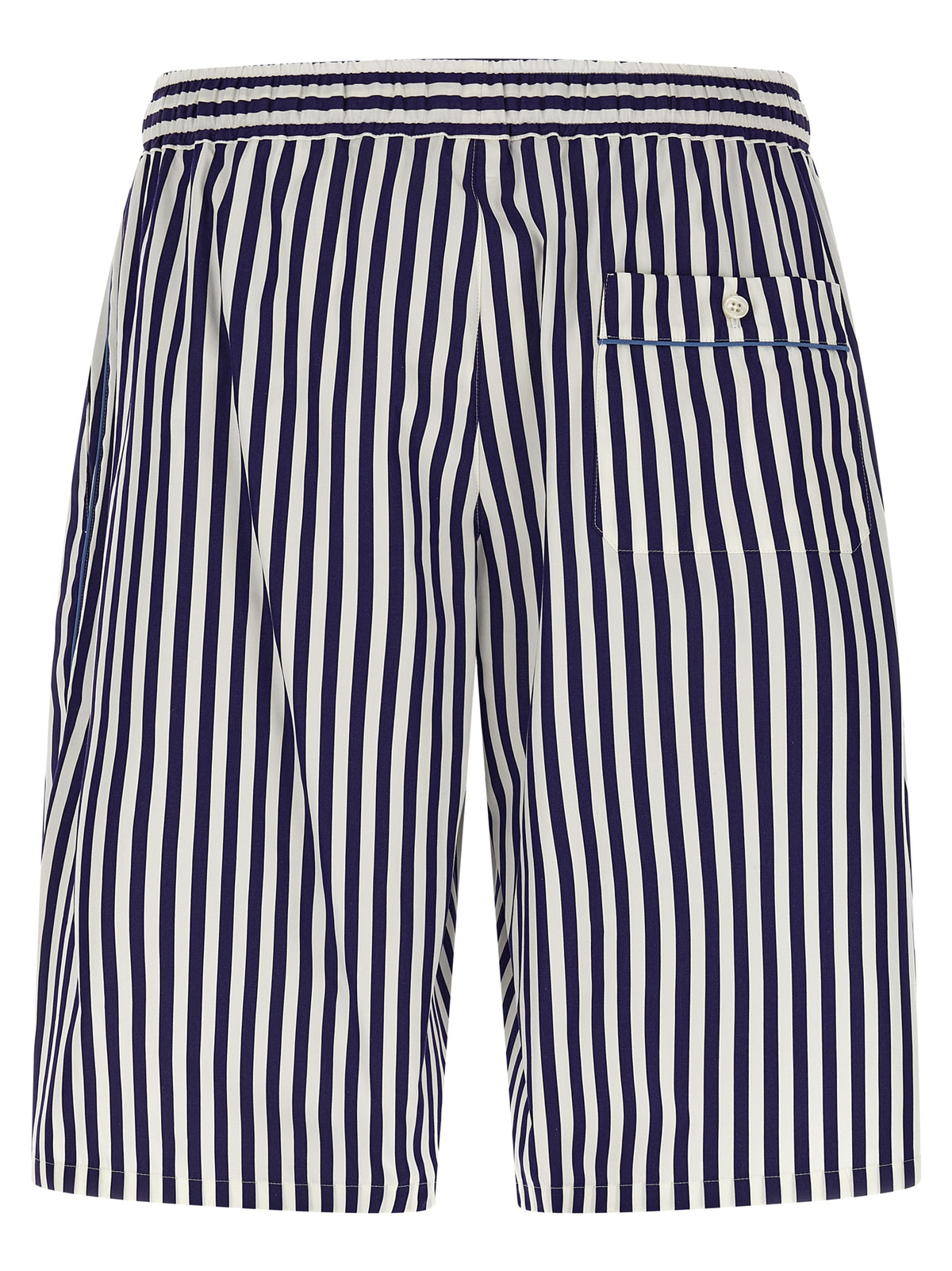 Dolce & Gabbana Blue Cotton Bermuda Shorts