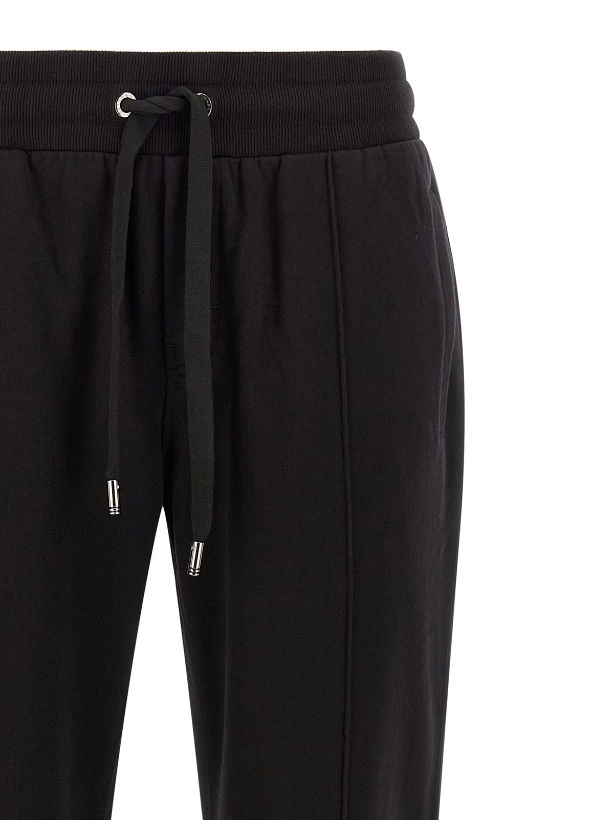 Dolce & Gabbana Black Cotton Joggers (Workout Pants)