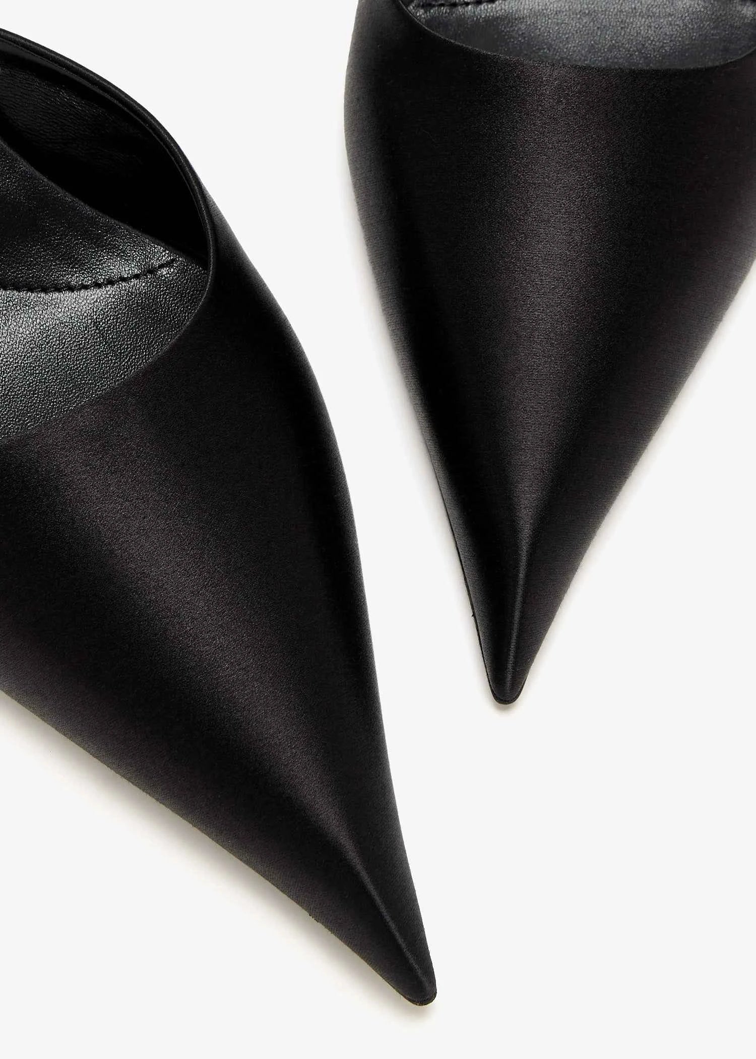Prada  satin mules - burgundy