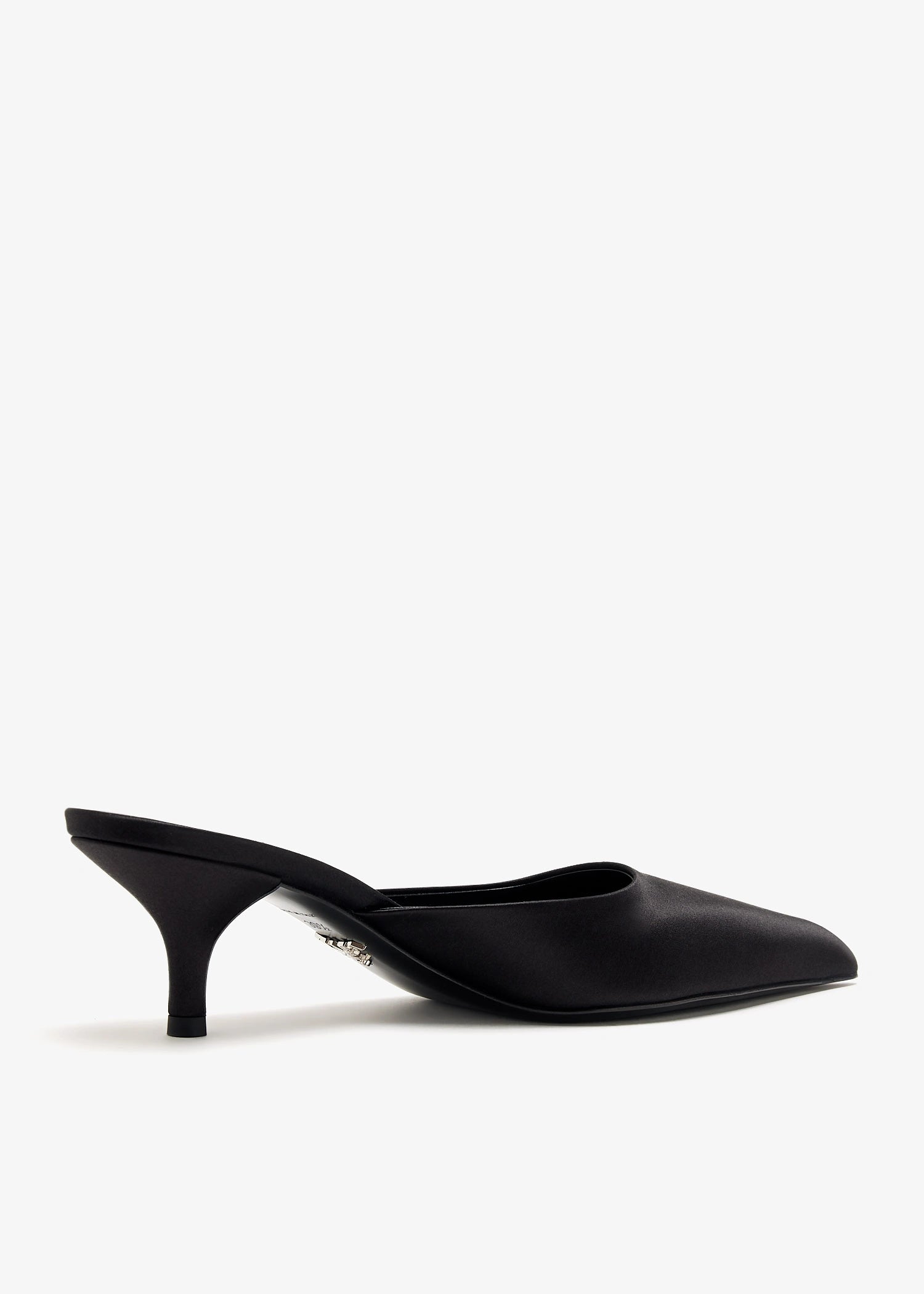 Prada  satin mules - burgundy