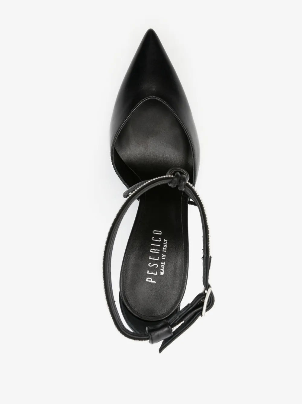 Peserico Rhinestone Leather Pumps