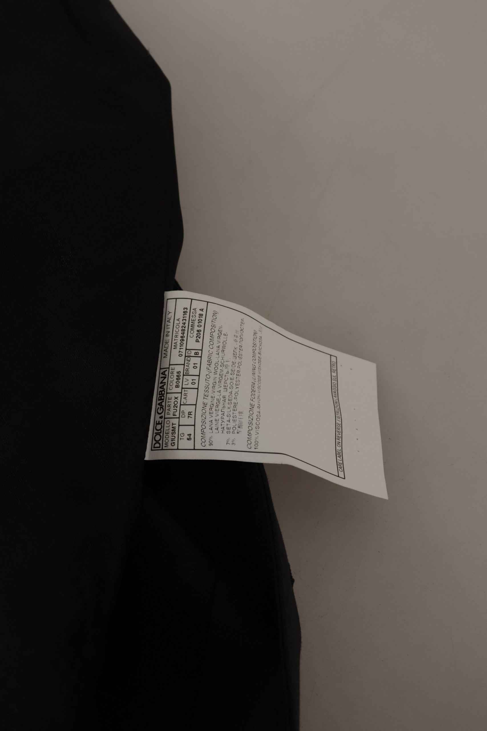 Dolce & Gabbana Dark Blue Single Breasted MARTINI Blazer