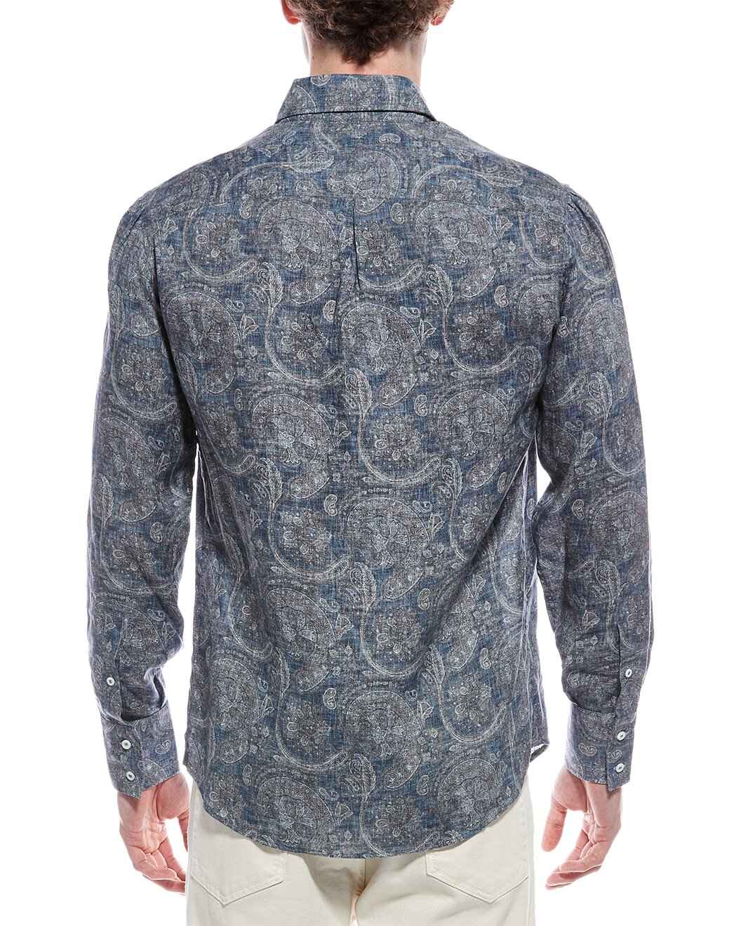 BRUNELLO CUCINELLI MEN'S SHIRT MM6560038_C001 NWT