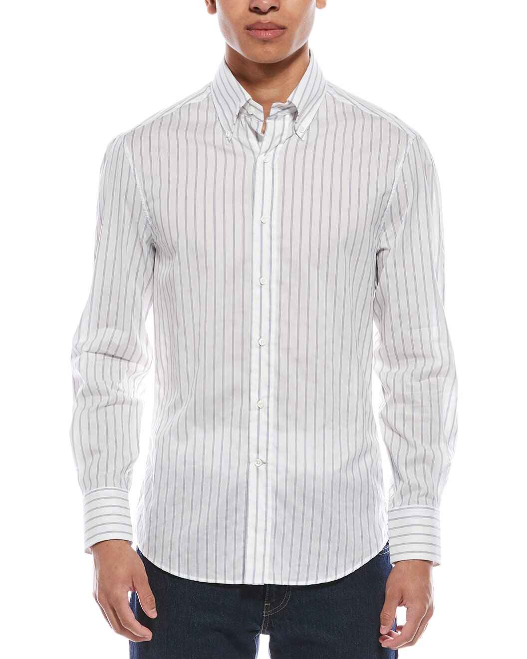 BRUNELLO CUCINELLI MEN'S SHIRT MM6361716_C015 NWT