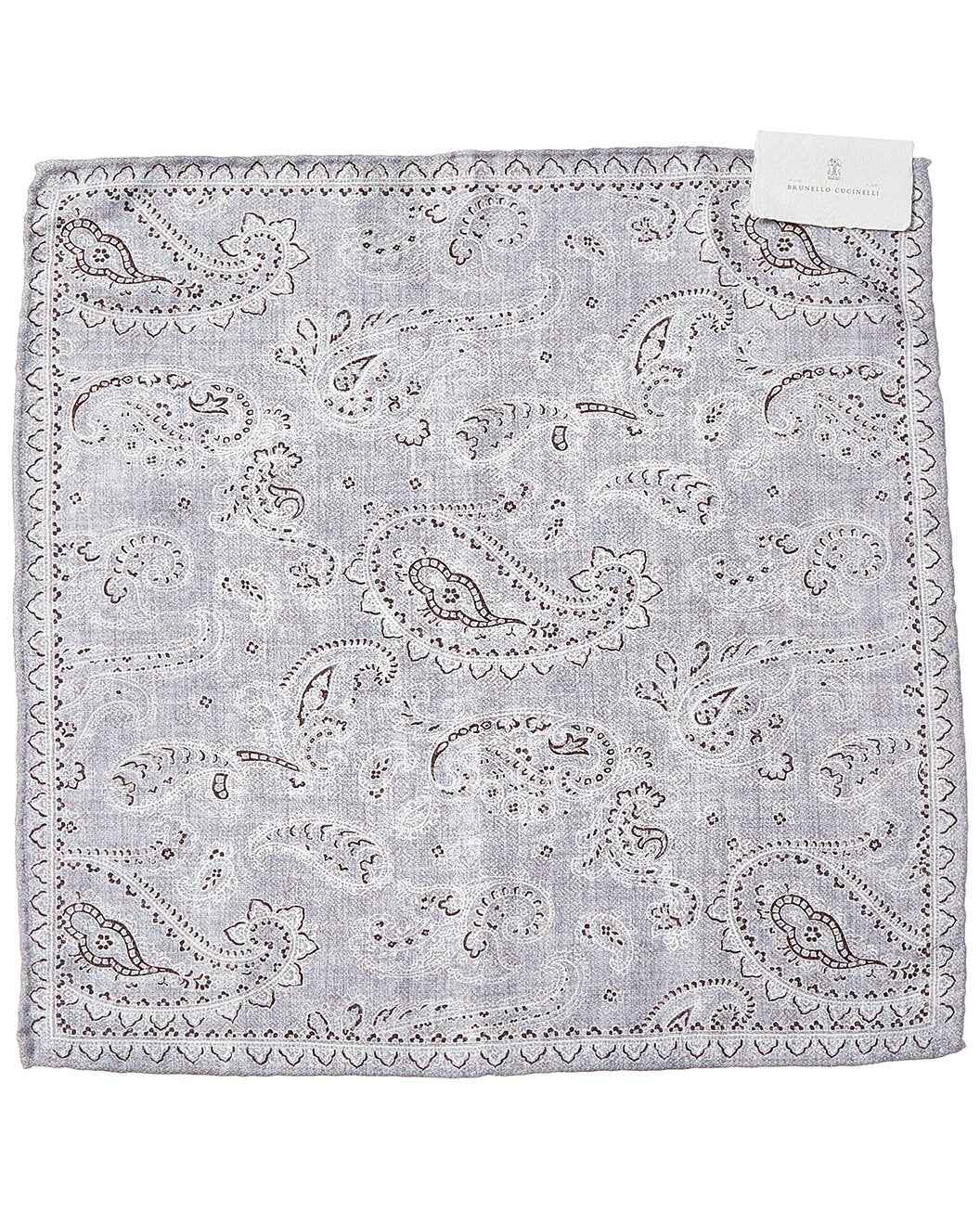 BRUNELLO CUCINELLI MEN'S POCKETSQUARE MR8770091_CKC27 NWT