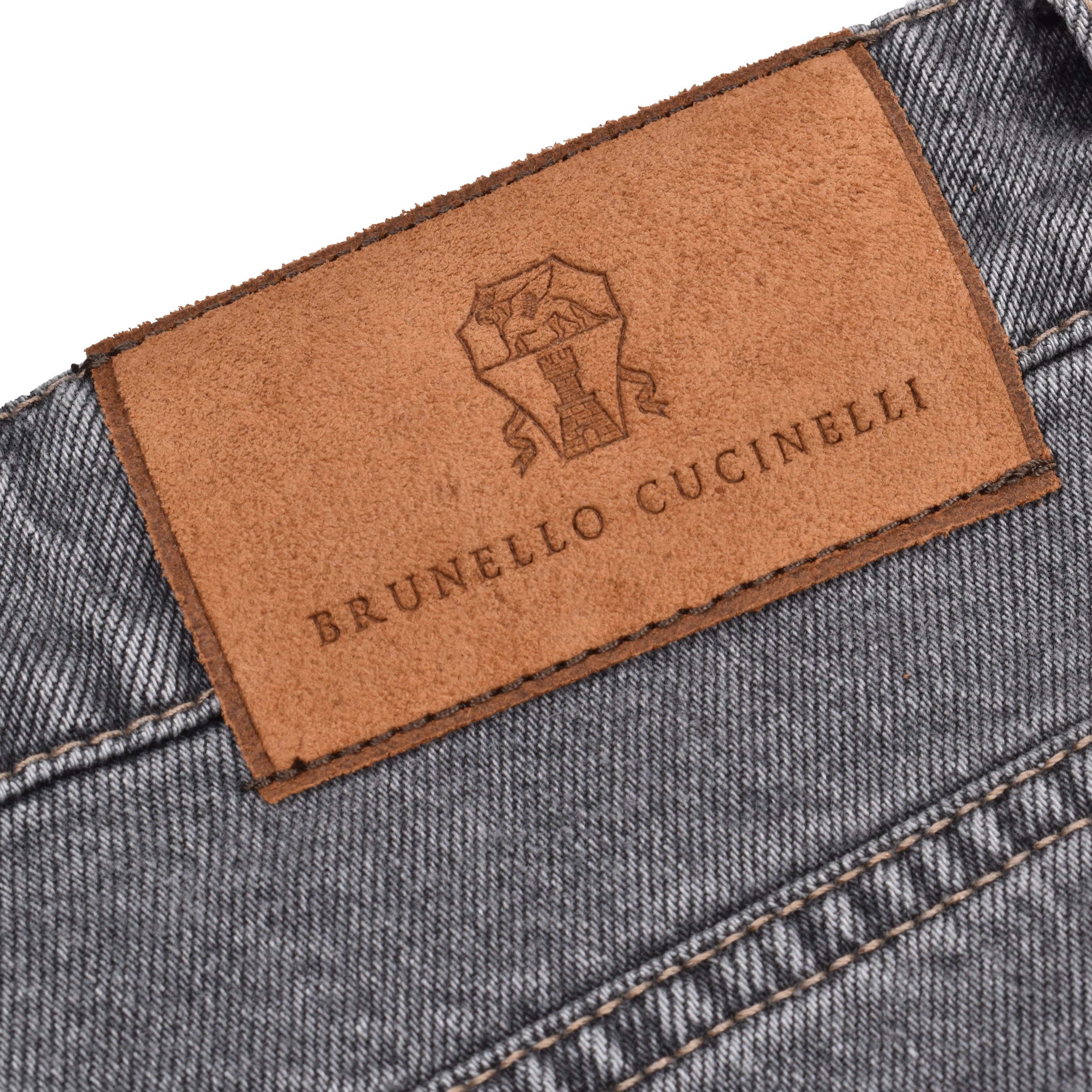 BRUNELLO CUCINELLI MEN'S STRAIGHT FIT FIVE POCKET DENIM STYLE JEAN PANTS NEW