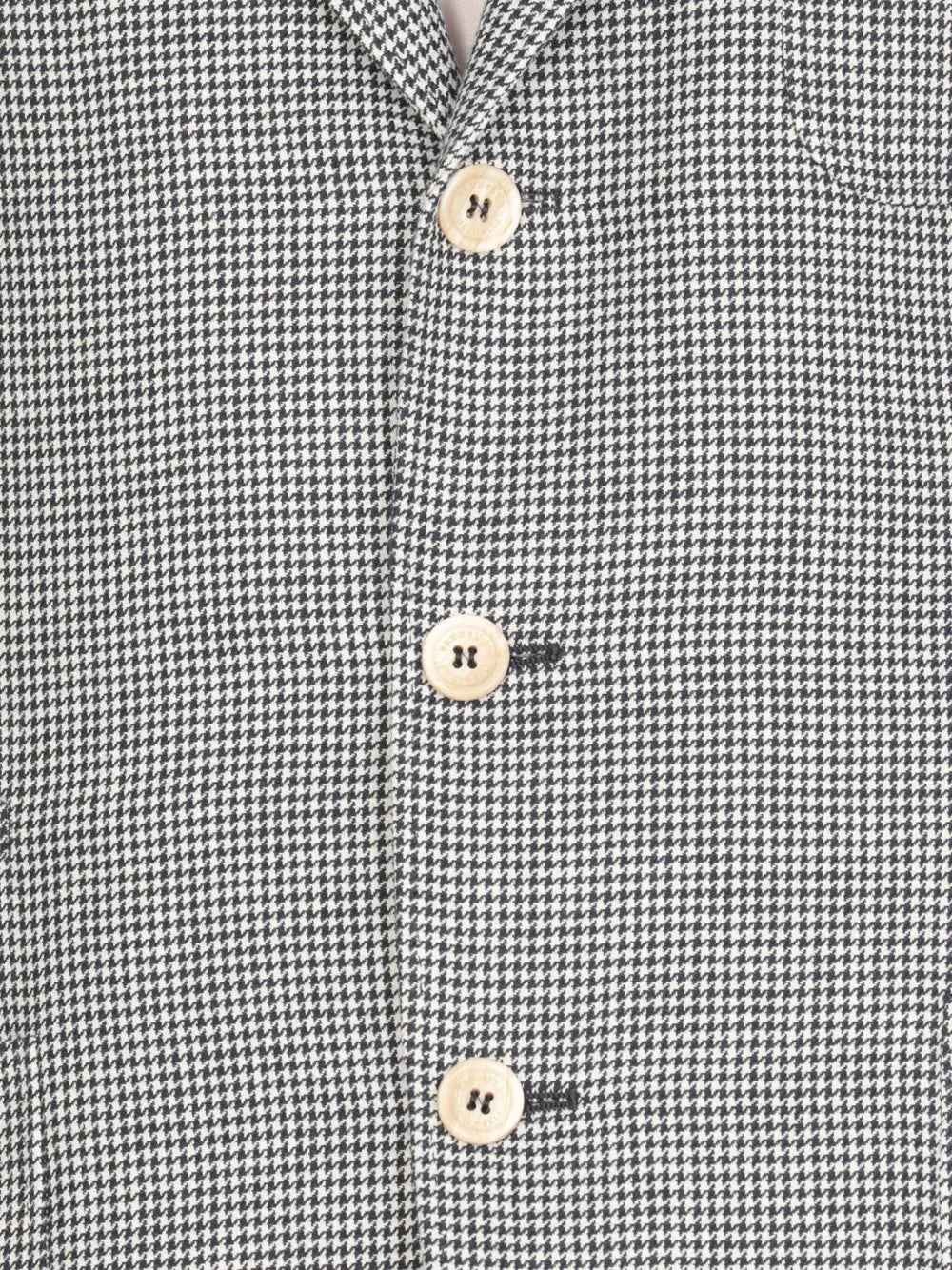 BRUNELLO CUCINELLI MEN'S GRAY LINEN CHECK BLAZER