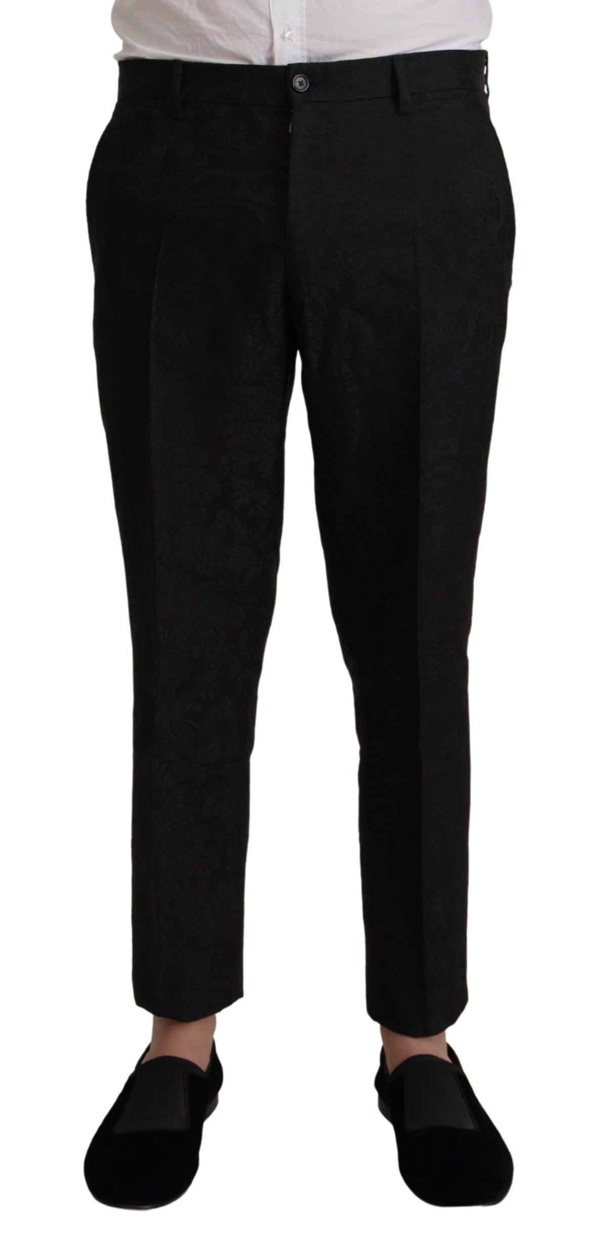 Dolce & Gabbana Black Polyester Formal 2 Piece MARTINI Suit
