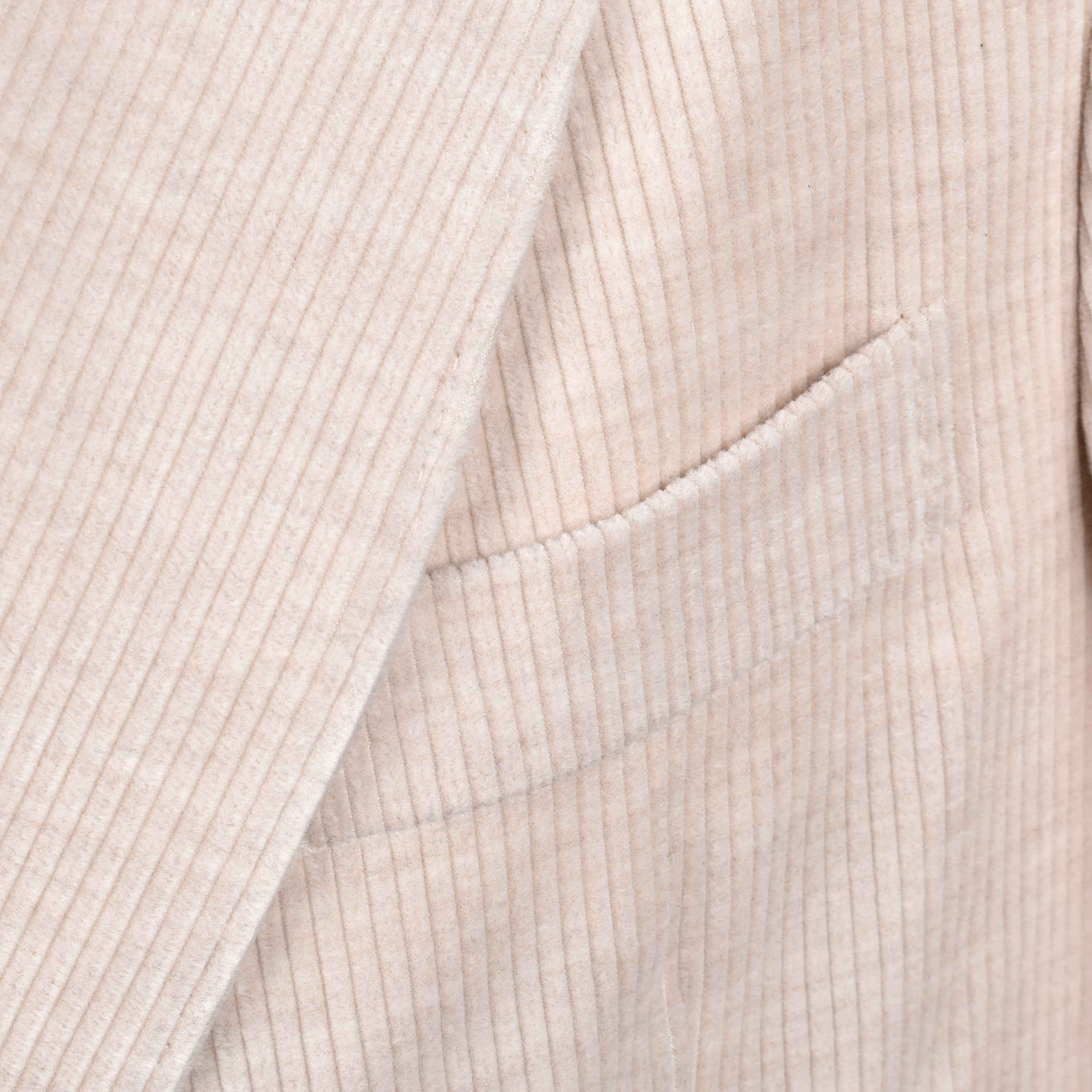 BRUNELLO CUCINELLI MEN'S CAMEL CASHMERE CORDUROY DOUBLE-BREASTED BLAZER