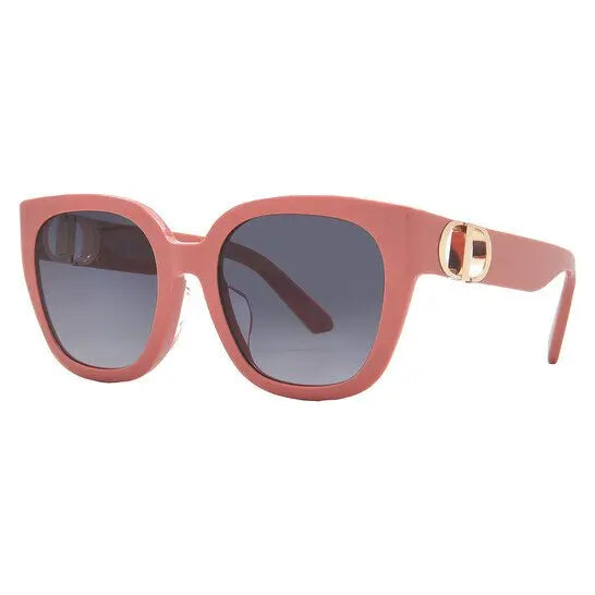 Dior Matte Pink Logo Cat-Eye Sunglasses