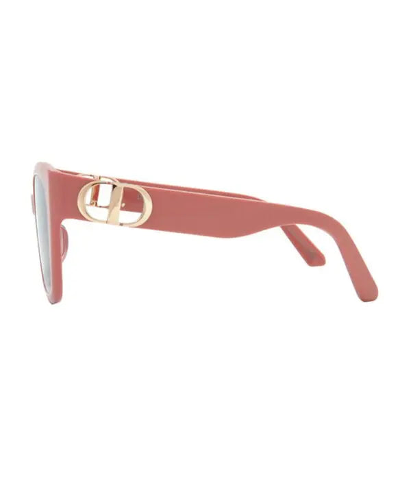 Dior Matte Pink Logo Cat-Eye Sunglasses