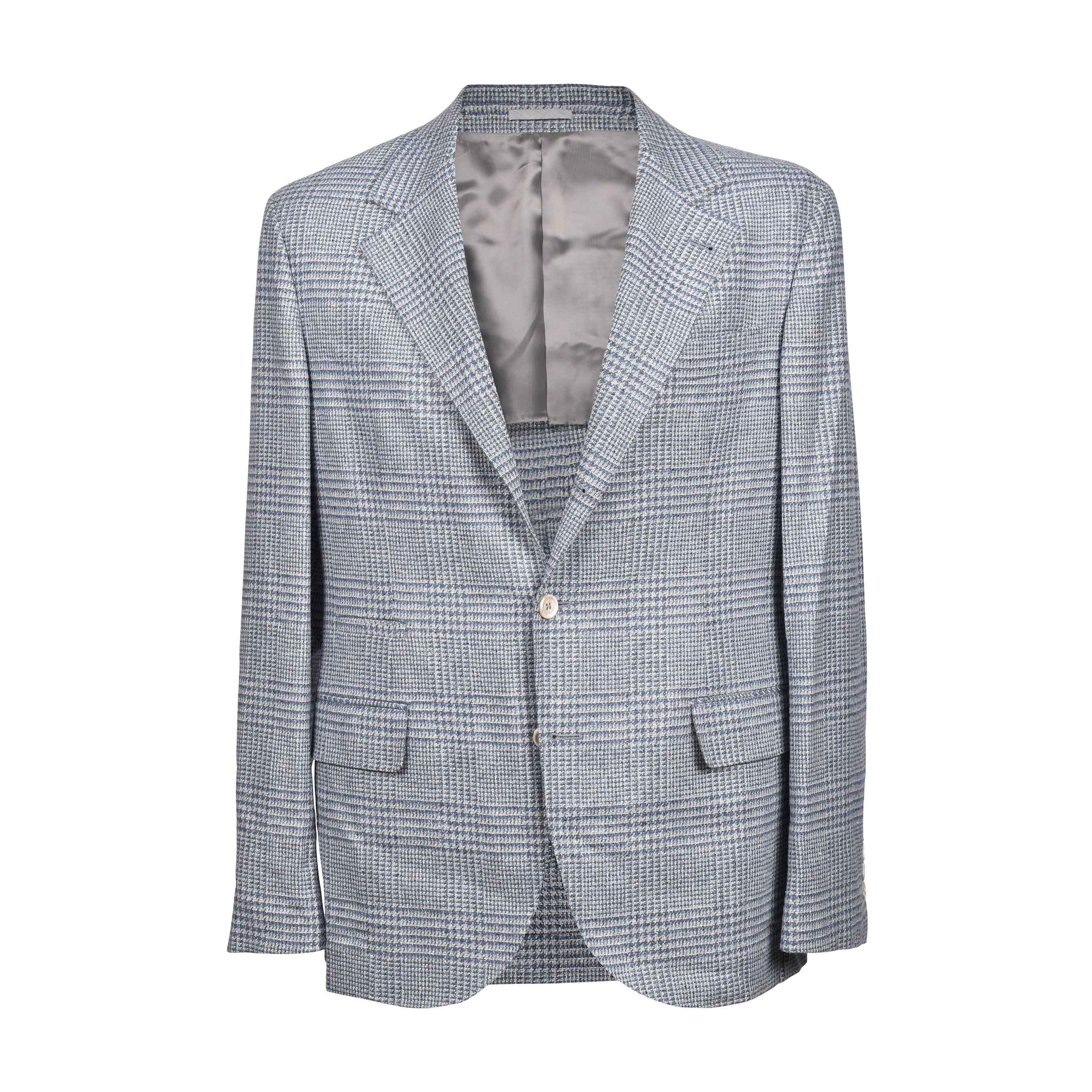 BRUNELLO CUCINELLI MEN'S CELESTE WOOL BLEND LEISURE SUIT