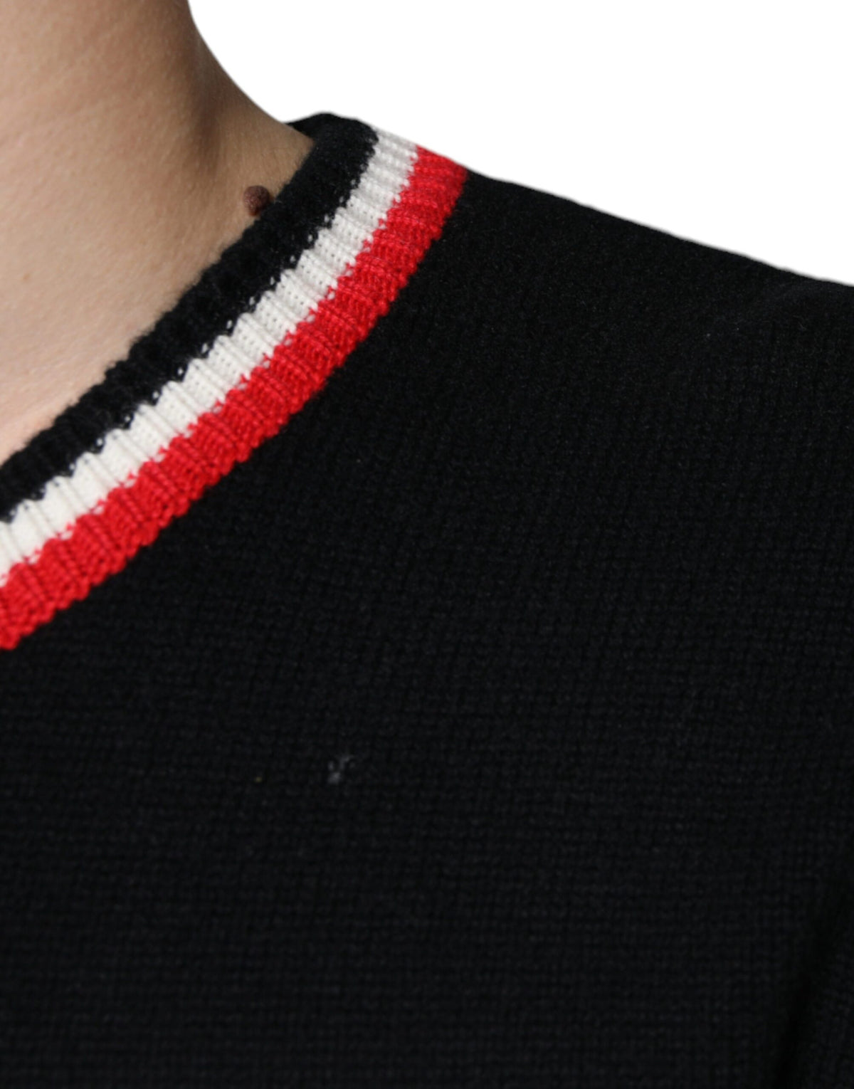Dolce & Gabbana Black Cashmere Pig of the Year Pullover Sweater