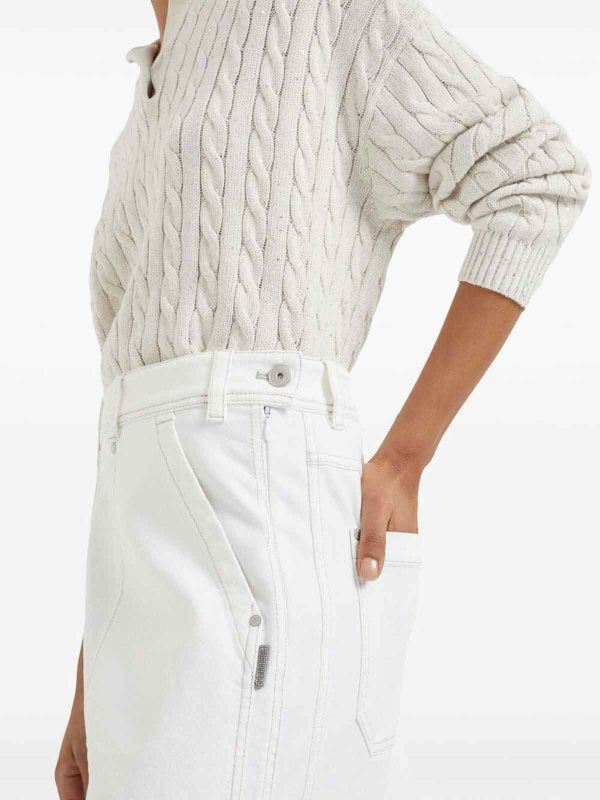 BRUNELLO CUCINELLI WOMEN'S SKIRT NWT
