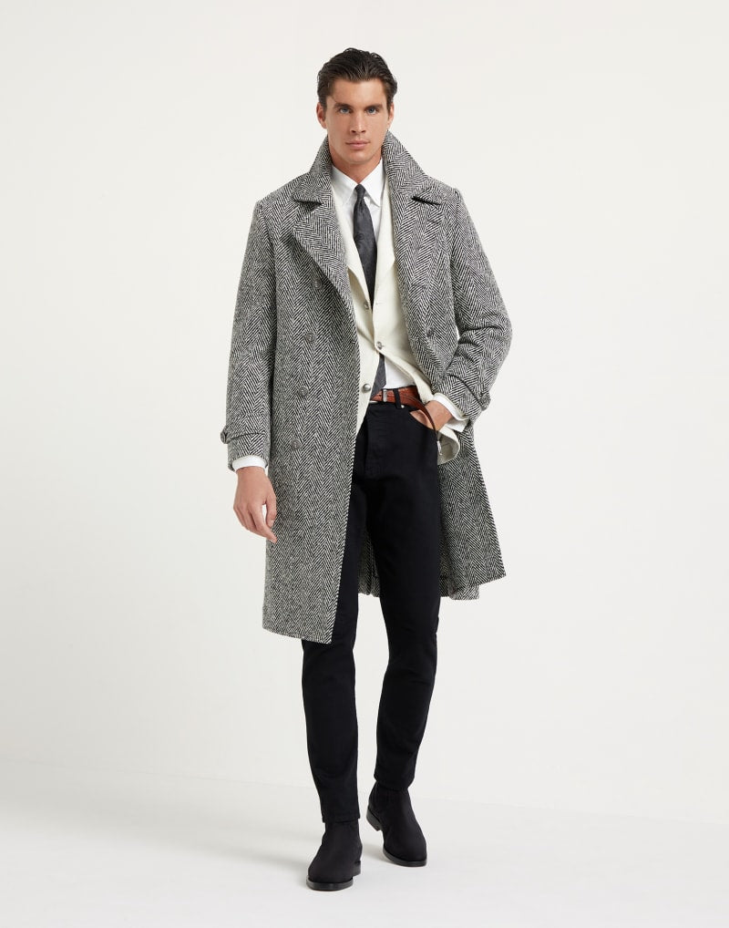 BRUNELLO CUCINELLI MEN'S MILK COTTON CORDUROY BLAZER