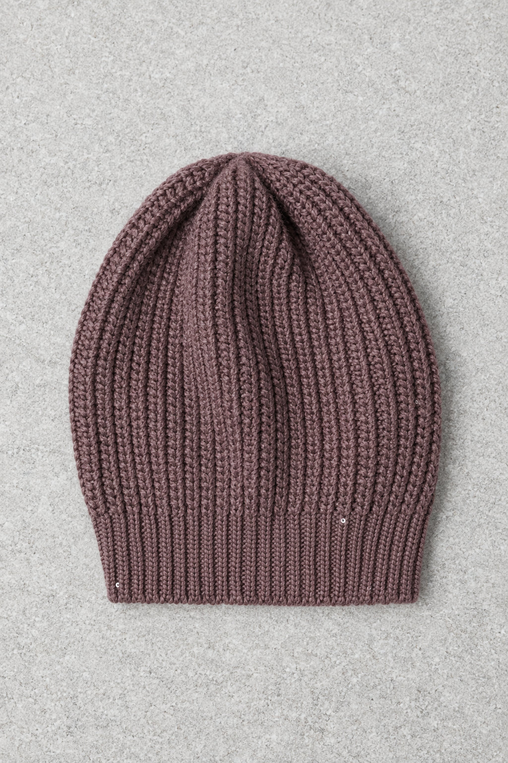 BRUNELLO CUCINELLI WOMEN'S FIG WOOL SILK KNIT HAT