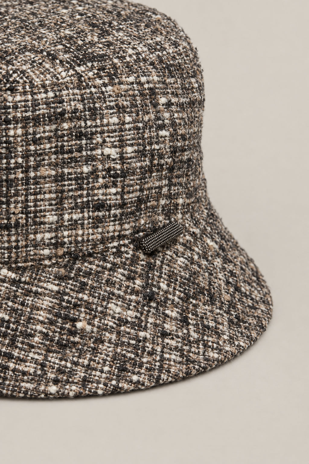 BRUNELLO CUCINELLI WOMEN'S BEIGE WOOL BLEND BUCKET HAT