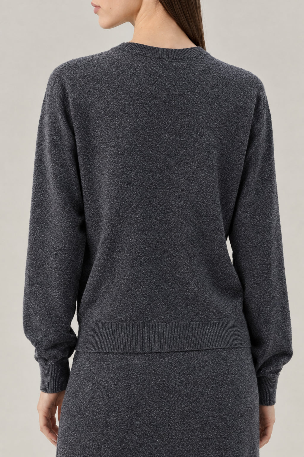 BRUNELLO CUCINELLI WOMEN'S LEAD WOOL SILK BLEND SWEATER