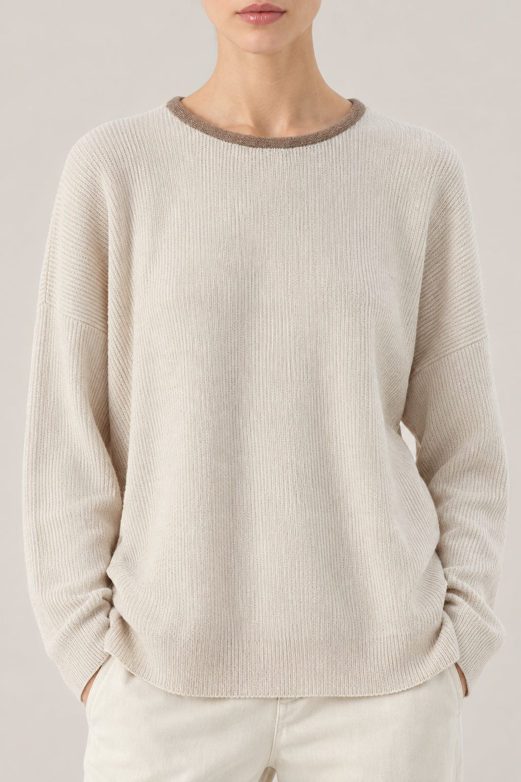 BRUNELLO CUCINELLI WOMEN'S MARBLE WOOL SWEATER