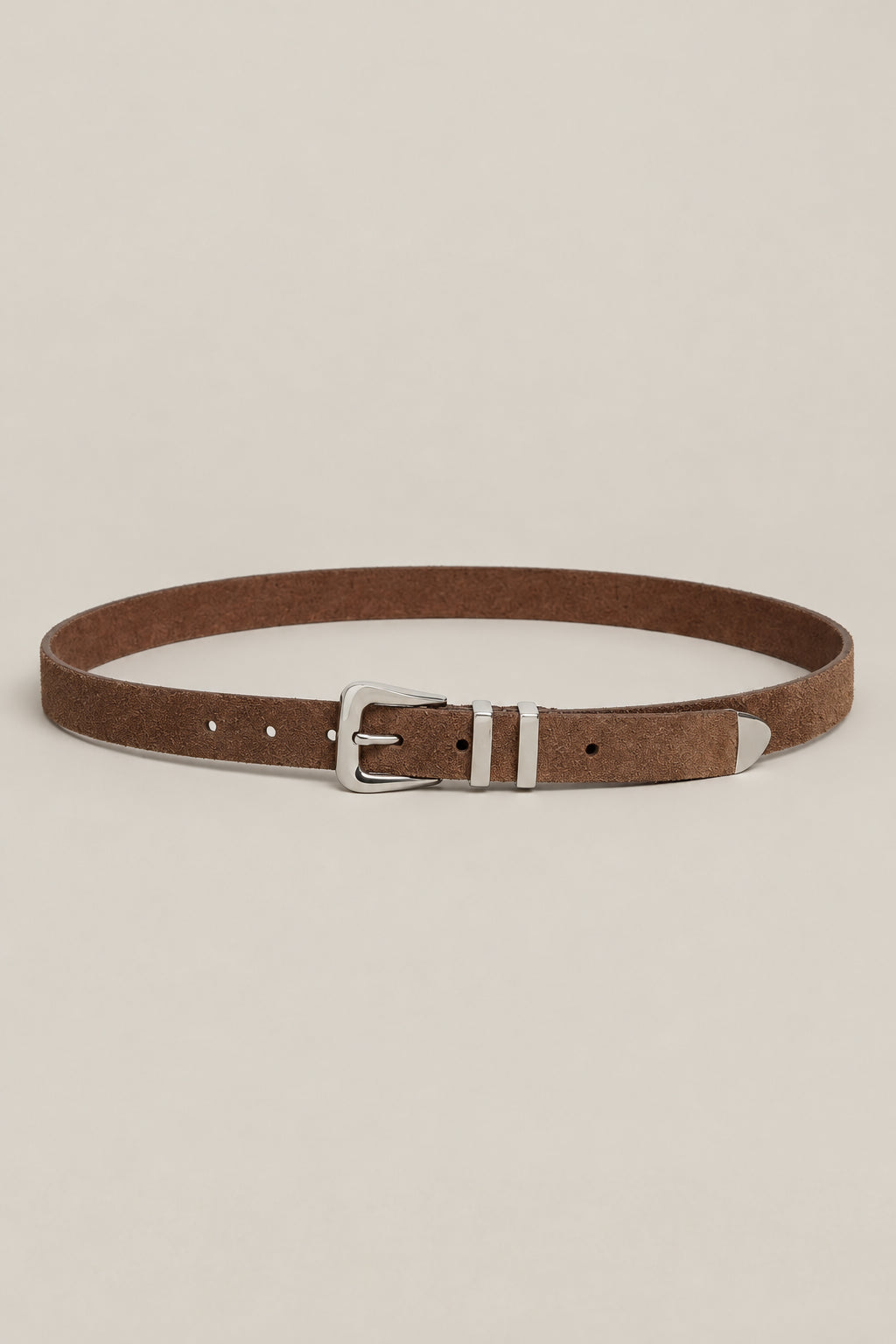 BRUNELLO CUCINELLI MEN'S HAVANA LEATHER BELT
