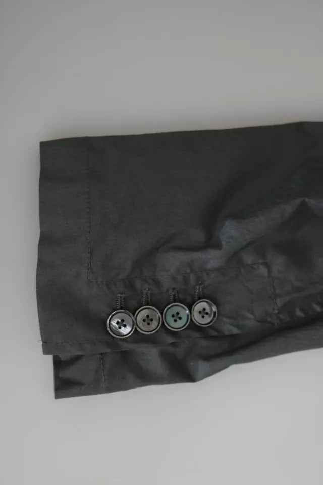 Dolce & Gabbana Gray Cotton Single Breasted Formal Blazer