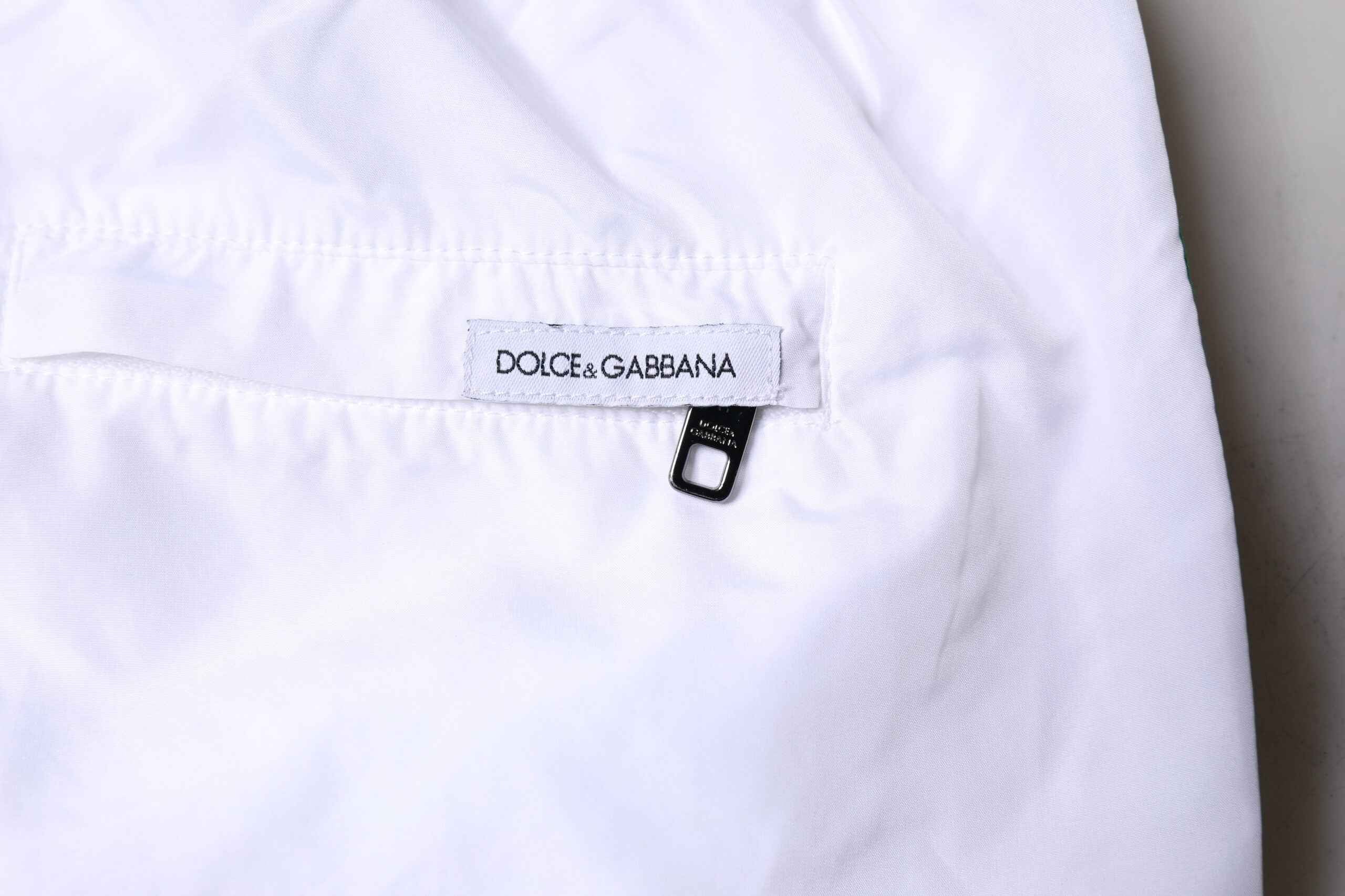 Dolce & Gabbana White Stripes Beachwear Shorts 2 Pc Swimwear