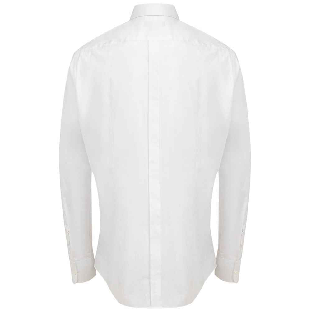 Dolce & Gabbana White Cotton Dress Shirt